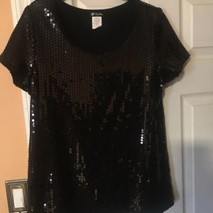 Lily White sequined top